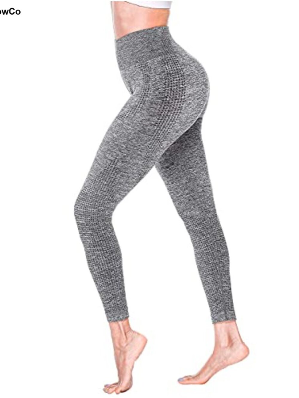 High Waisted Seamless Yoga Pants Tummy Control Workout Running Leggings
